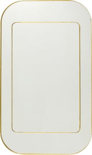 Lustro w złotej ramie podwójne 80x140 cm – obraz-1
