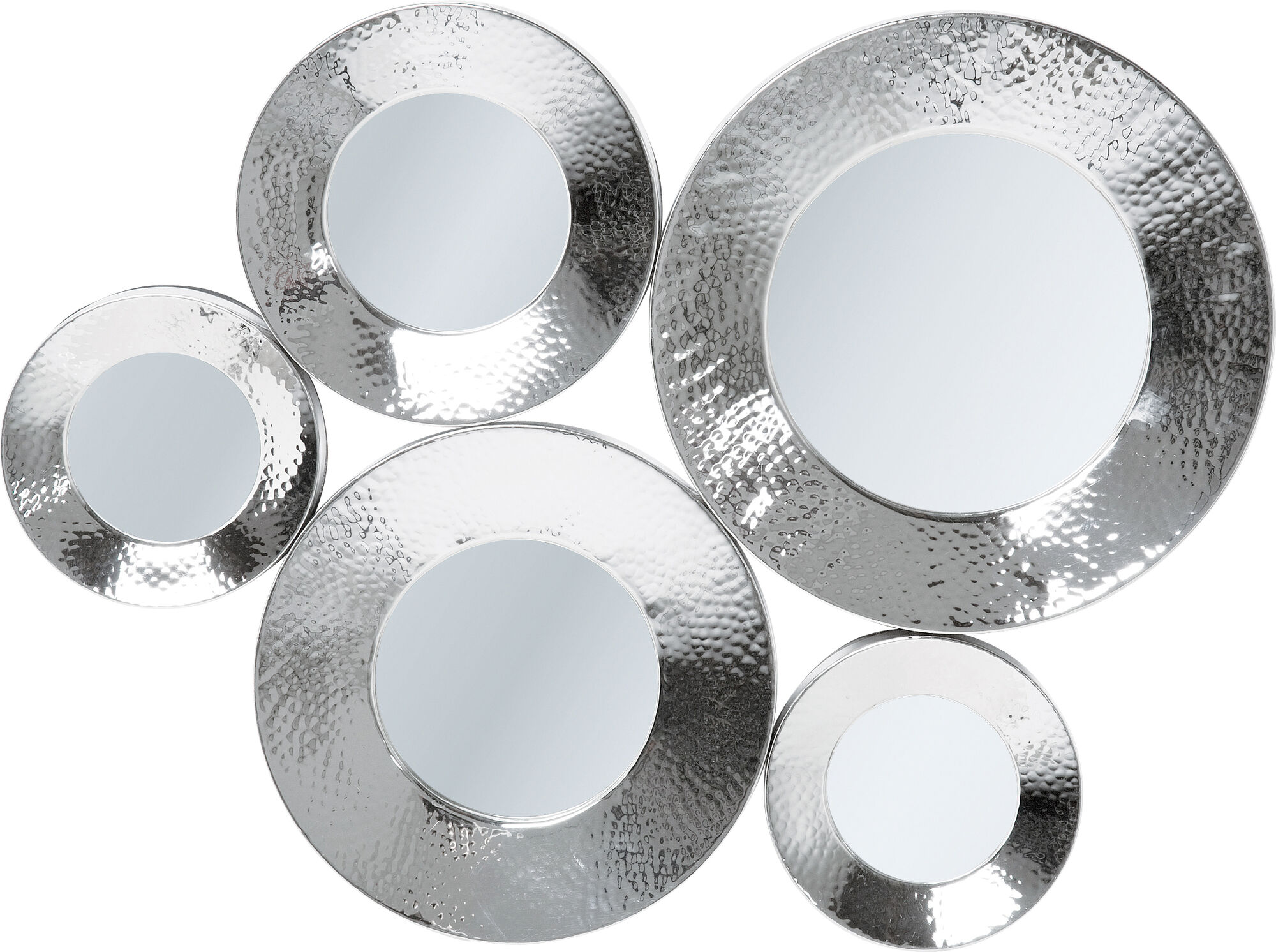 Lustro wiszące Circoli 62x46 cm srebrne – grafika-1.