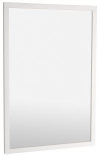 Lustro wiszące białe 60x90 cm – obraz-1