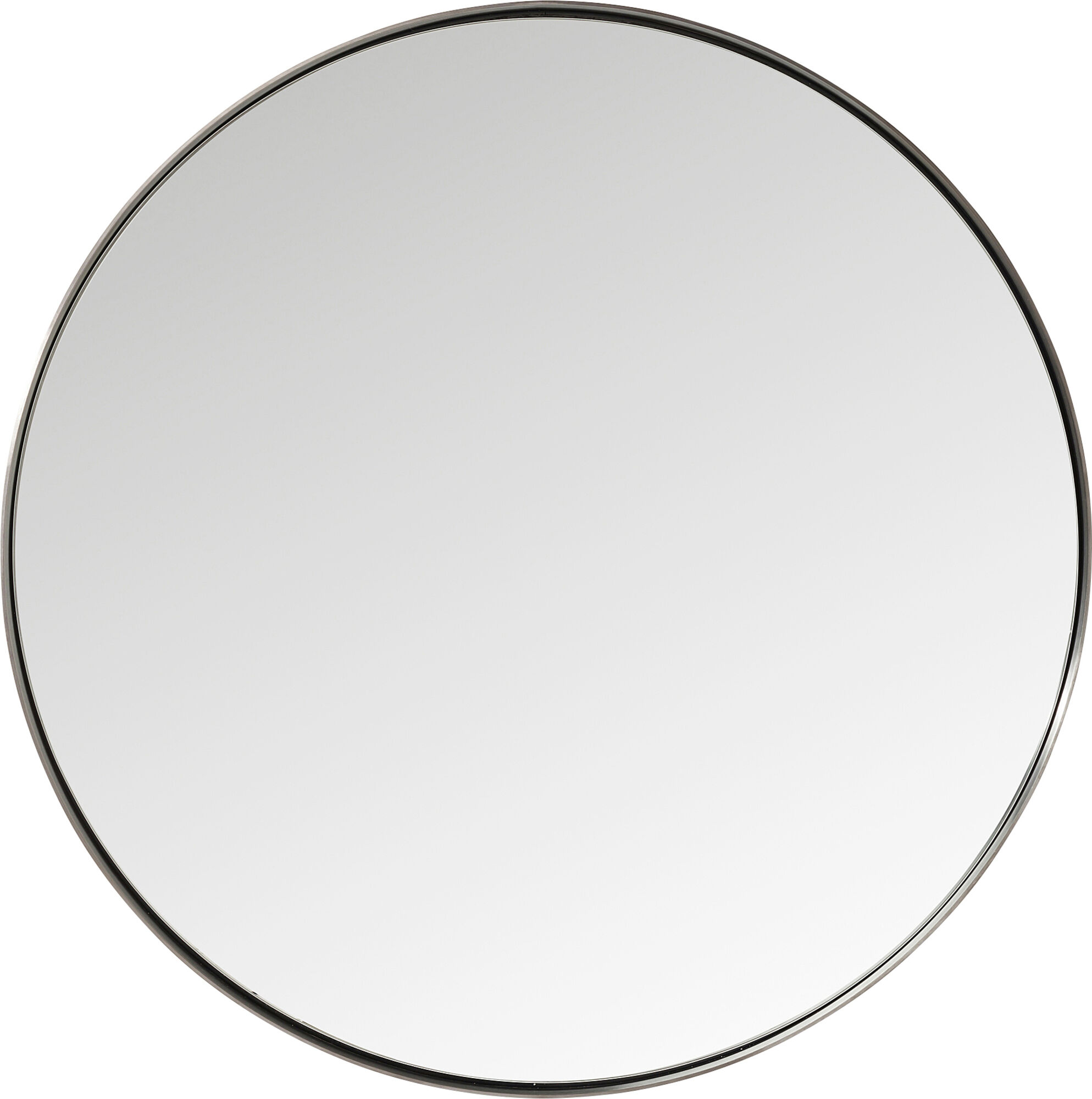 Огледало Curve Round Steel Nature 100cm – изображение-1.