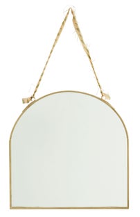 Lustro wiszące złote 23x23 cm – obraz-1