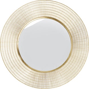 Lustro wiszące Nimbus ∅90 cm mosiężne – grafika-1.