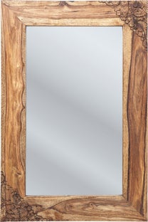 Lustro wiszące Rodeo 90x60 cm drewniane – grafika-1.