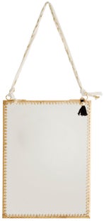 Lustro wiszące Trict 15x20 cm złote – obraz-1