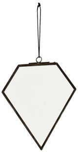 Lustro wiszące Yece 10x13 cm czarne – obraz-1