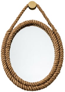 Lustro wiszące z naturalnej liny konopnej 45x62 cm z unikalnym wyglądem – grafika-1.