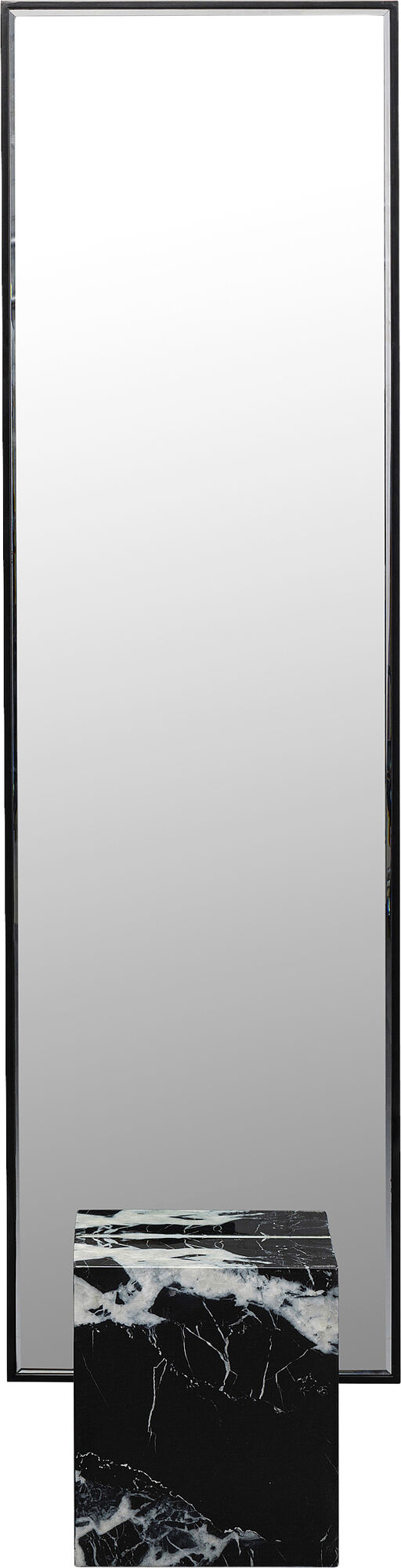 Hulda gulvspejl, sort – billede-1.