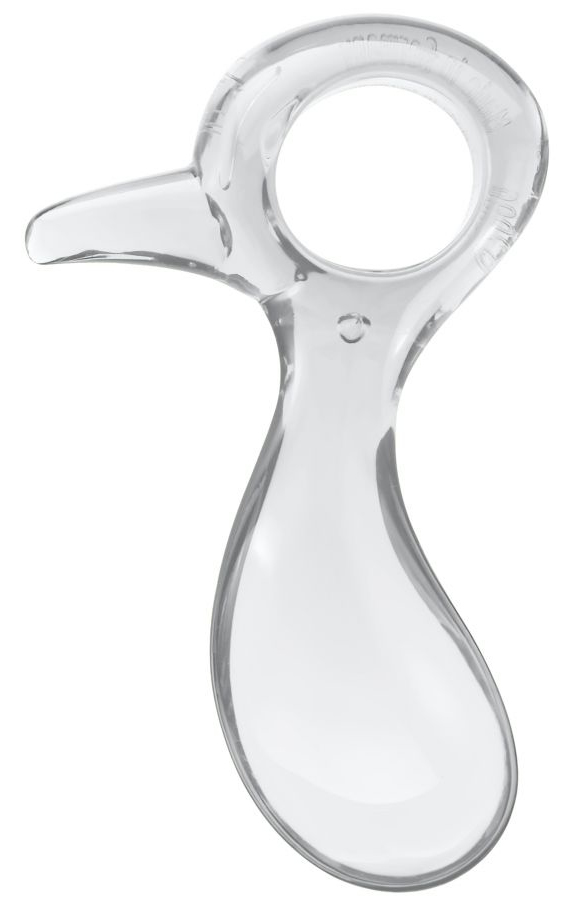 Łyżeczka do kiwi Kiwi 6x9 cm transparentna – obraz-1