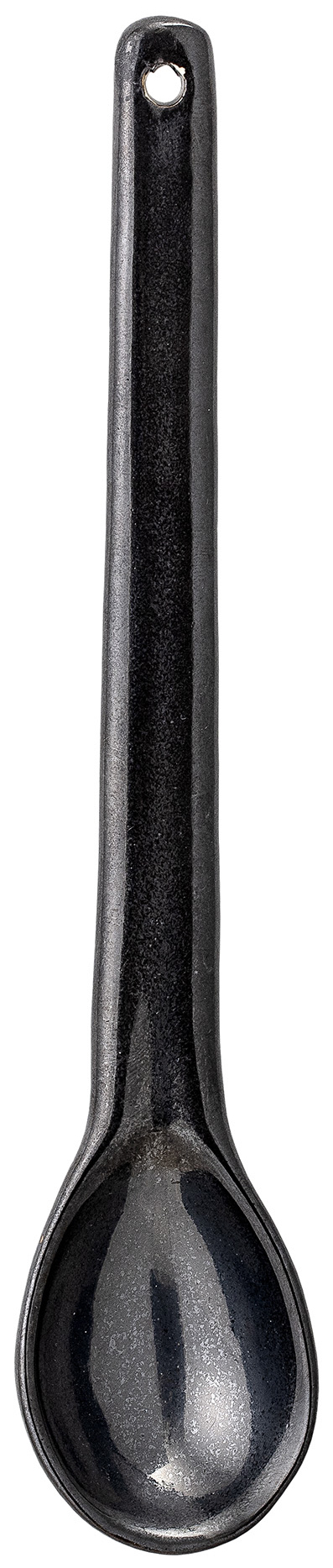 Łyżeczka Leah 18 cm czarna połysk – obraz-1