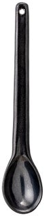 Łyżeczka Leah 18 cm czarna połysk – obraz-1