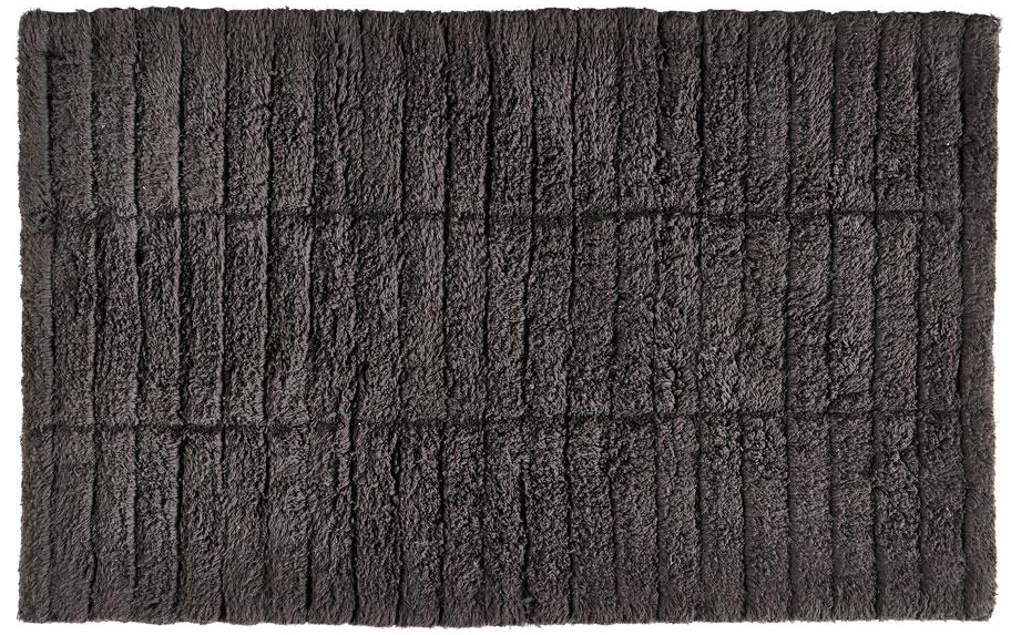 Mata łazienkowa Tiles 80x50 cm antracytowa – obraz-1