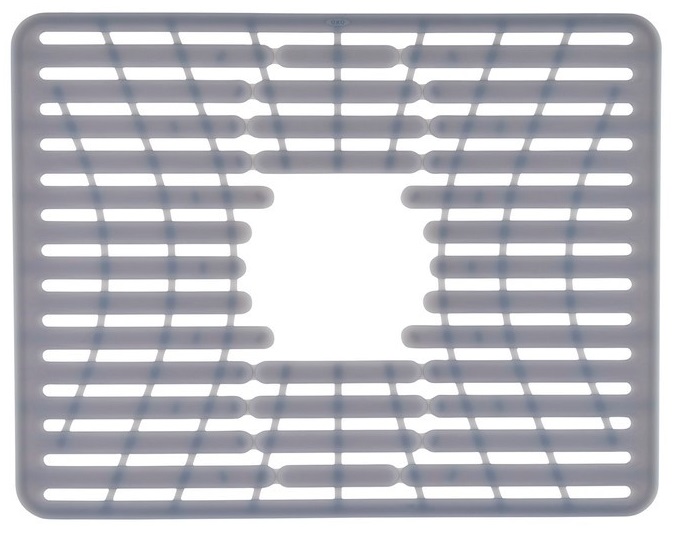 Mata silikonowa do zlewu szara 32x41 cm – grafika-1.