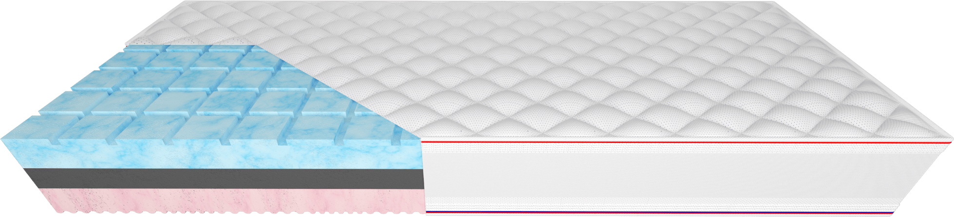 Materac Moon 200x200 cm – obraz-1