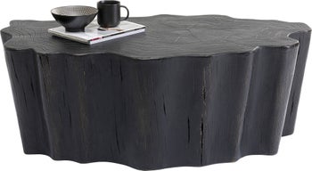 Mesa centro Tree Stump negro 119x68cm – Imagen-1.