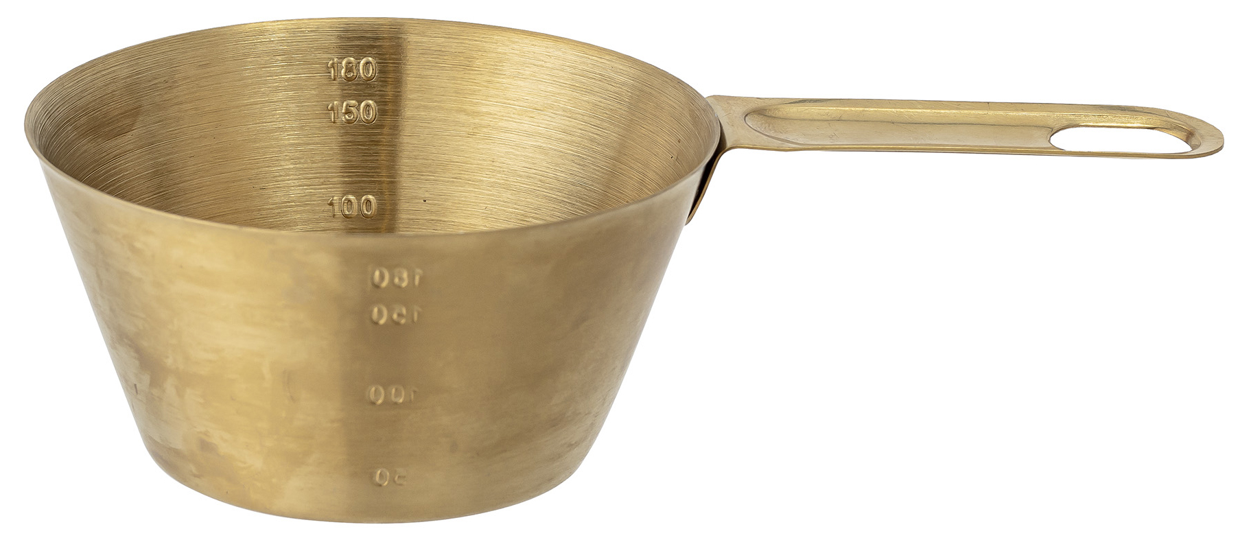 Miarka kuchenna Lisnak 200 ml stal nierdzewna złota – obraz-1