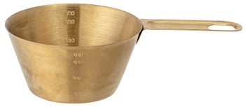 Miarka kuchenna Lisnak 200 ml stal nierdzewna złota – obraz-1