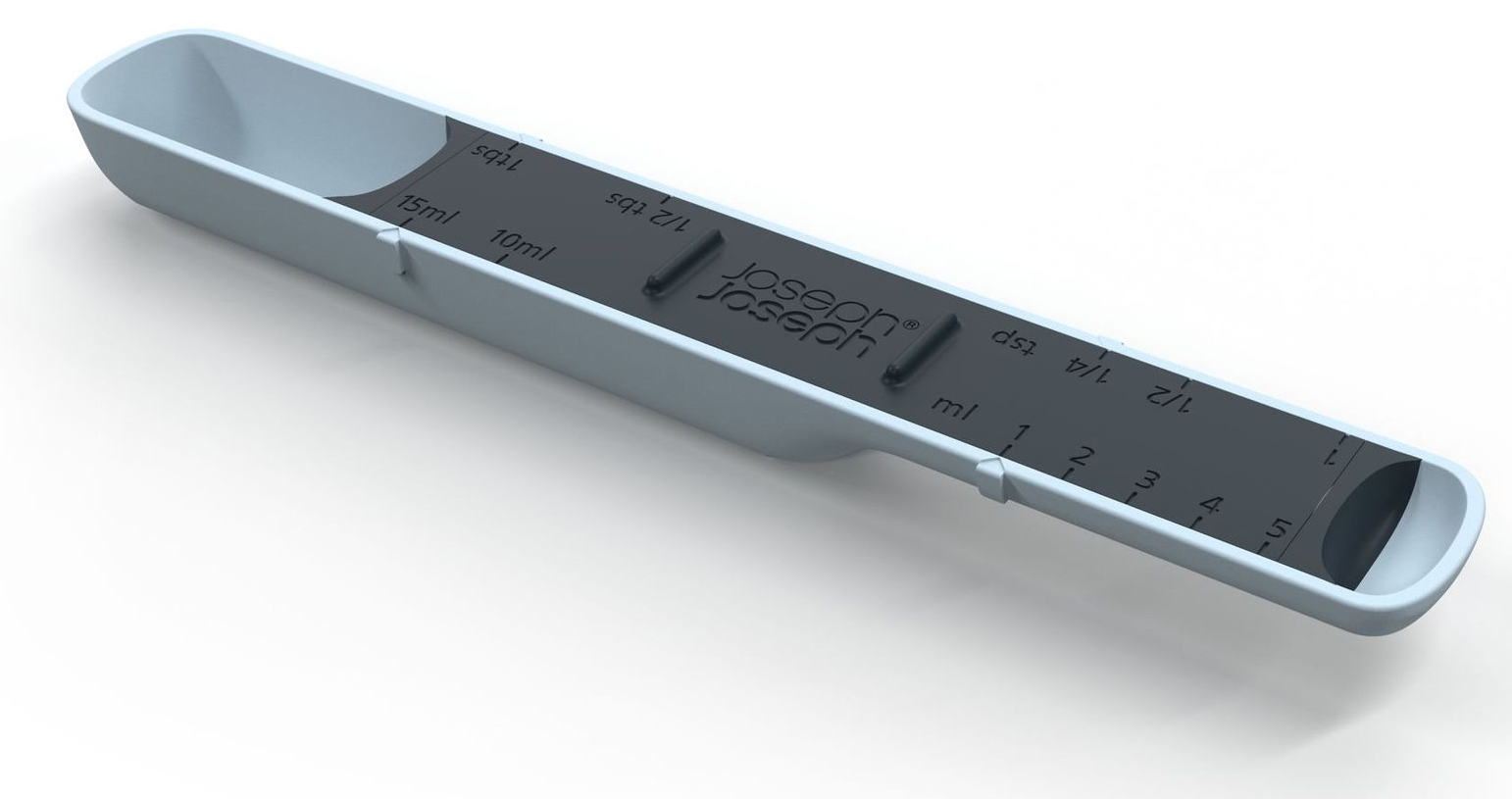 Miarka kuchenna 5-15 ml szaro-niebieska – obraz-1