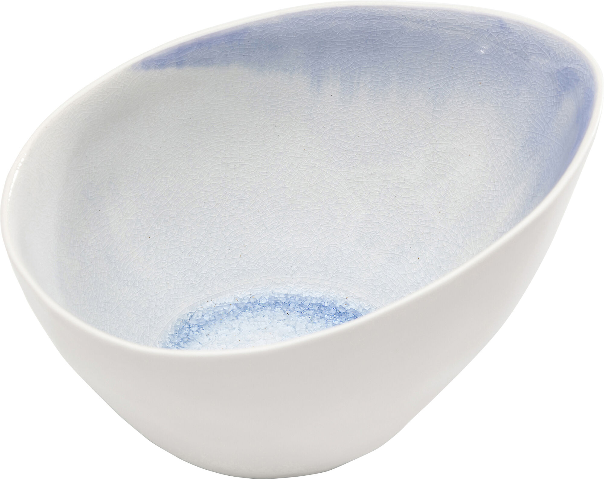 Misa Crackle White Blue 15x9 cm biało-niebieska – obraz-1