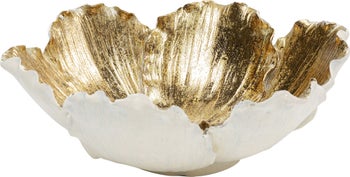 Misa dekoracyjna kremowa ceramiczna 21x8 cm – obraz-1