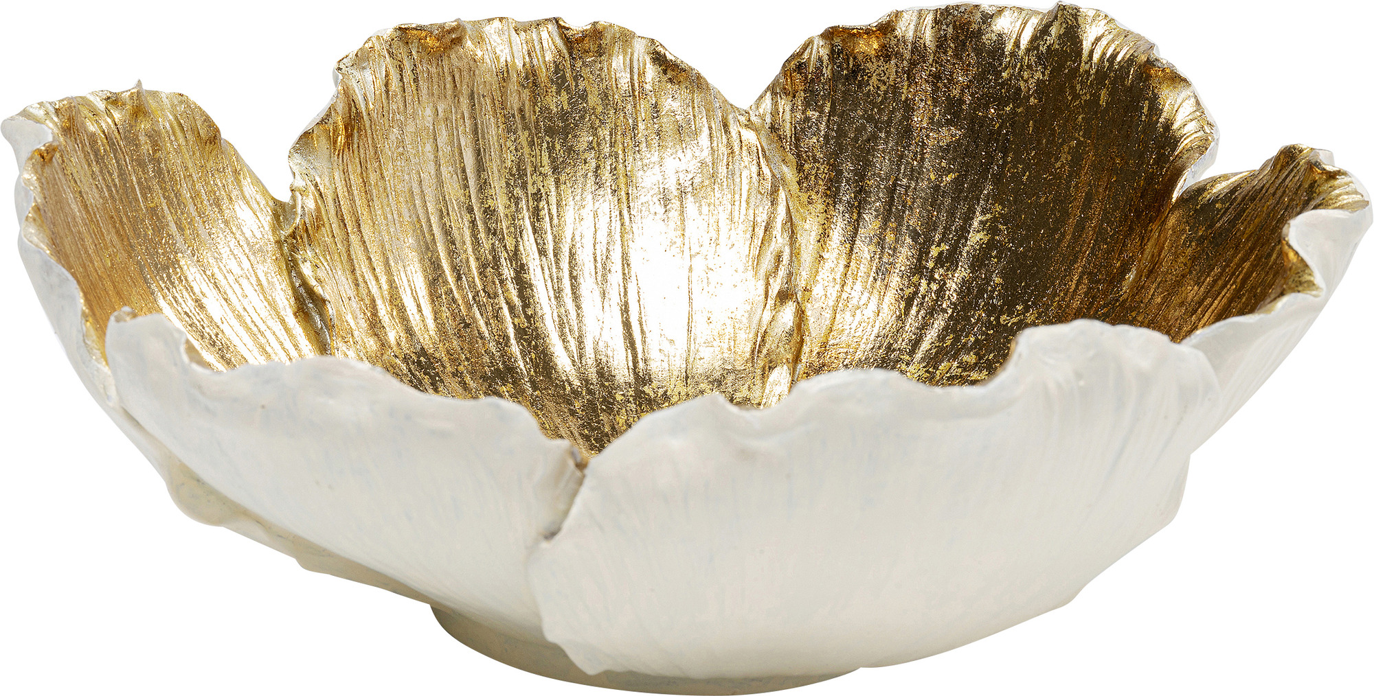 producto: Cuenco Flower Bloom crema oro Ø25cm.