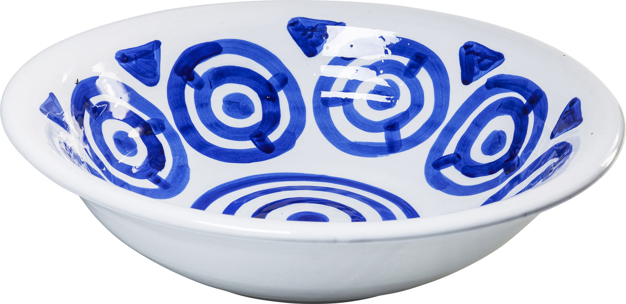 Misa dekoracyjna biała Ø51x15 cm – obraz-1