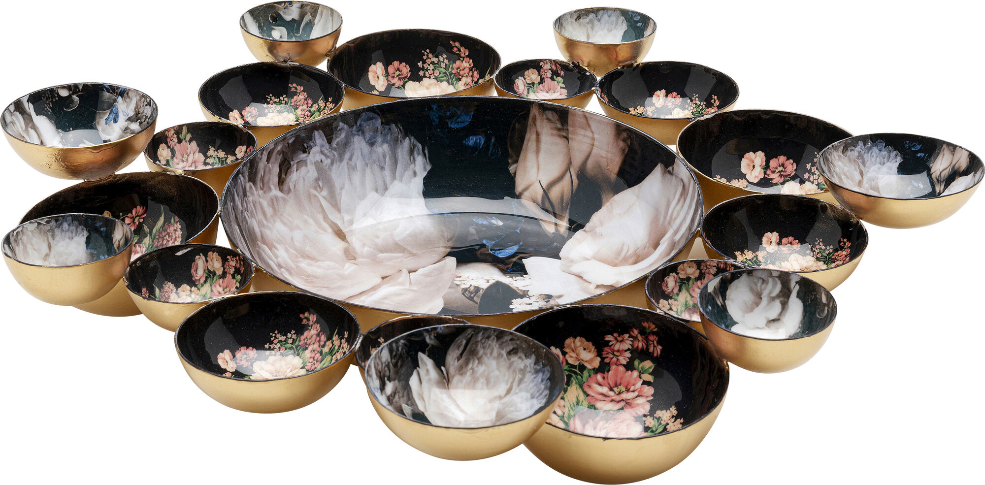 Rózsás Dekorációs tál Ø40cm – kép-1.