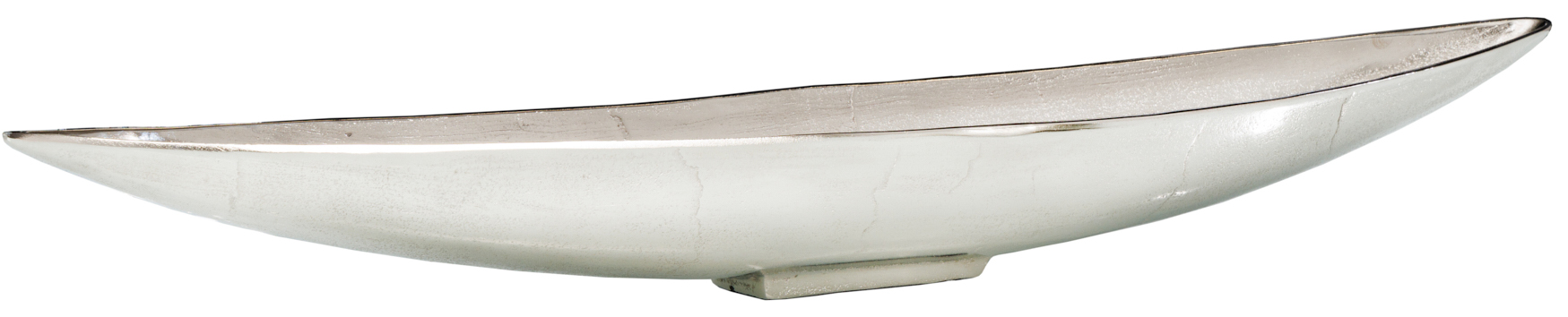 Misa dekoracyjna srebrna antyczna z aluminium 80 cm nowoczesny design – grafika-1.