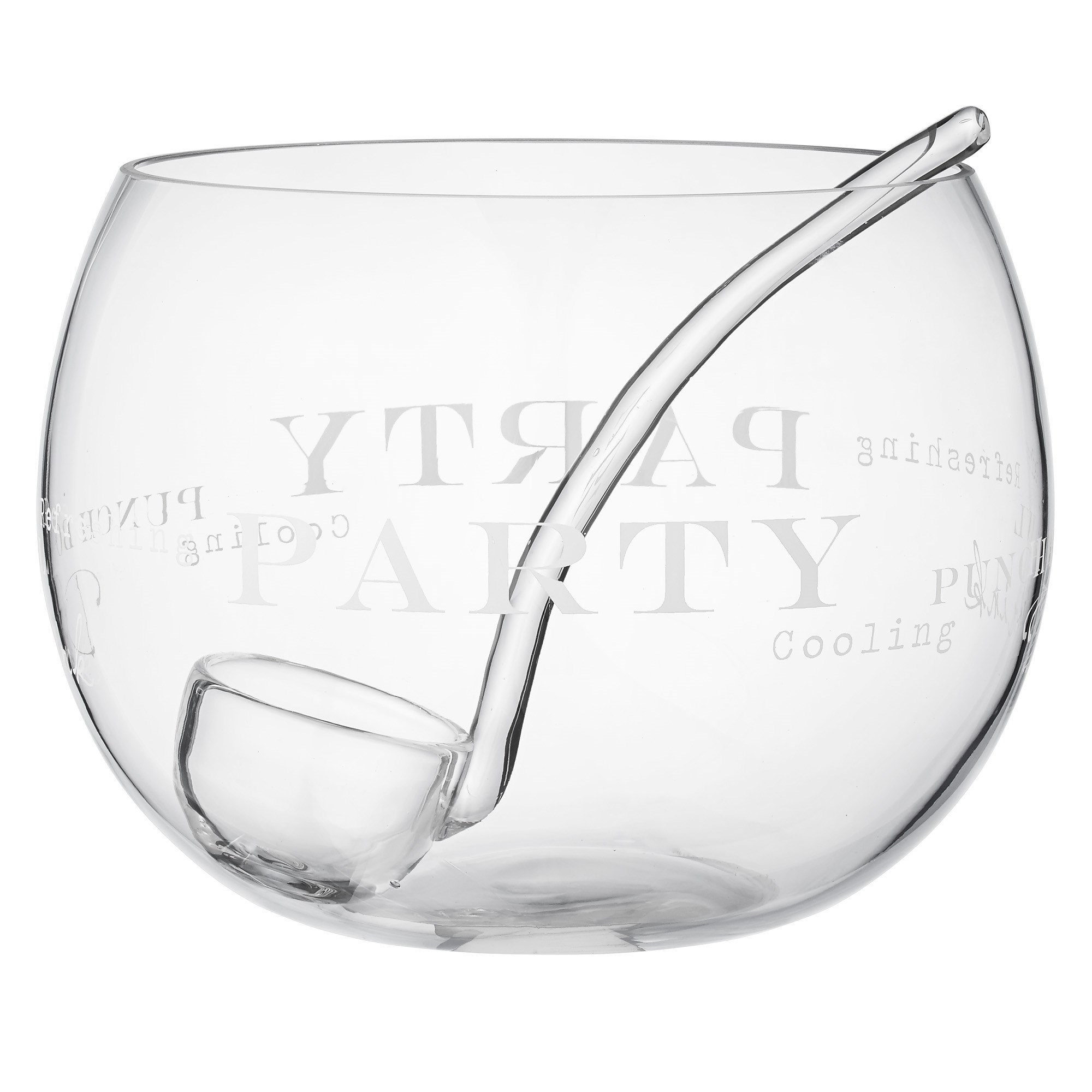 Misa na poncz z 6 szklankami Agnes 9.1 L transparentna – obraz-1