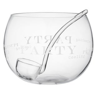 Misa na poncz z 6 szklankami Agnes 9.1 L transparentna – obraz-1