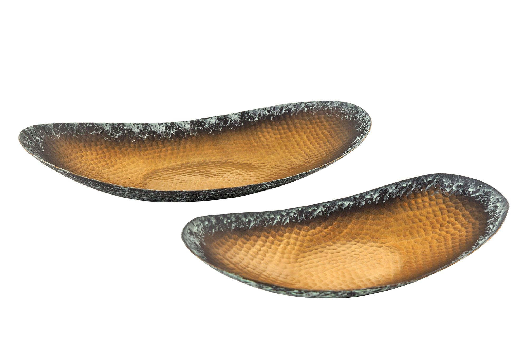 Misa ORIENT 35–45 cm zestaw 2 młotkowane złoto z patyną – grafika-1.