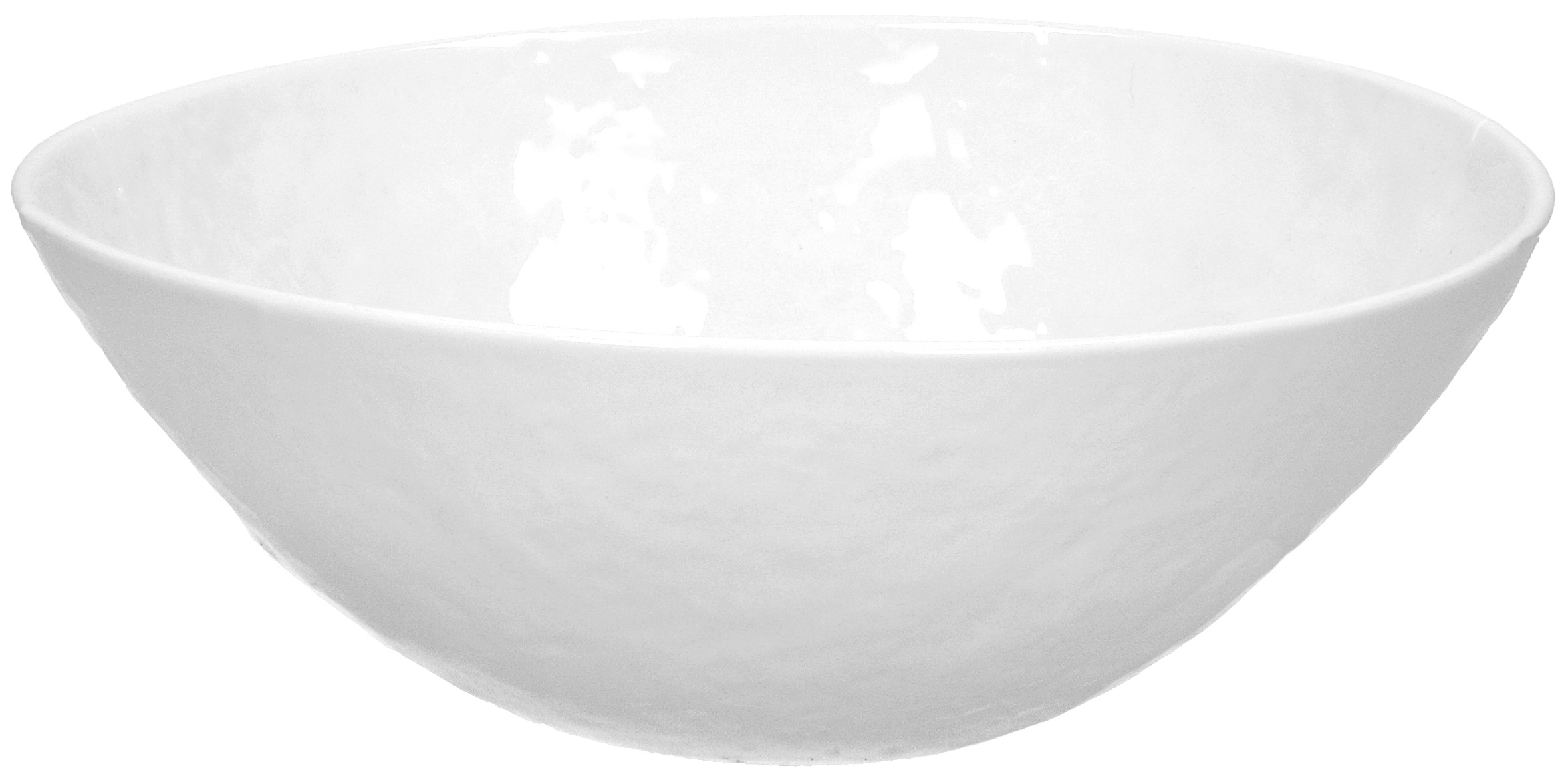 Misa porcelanowa biała Ø24x8 cm – obraz-1