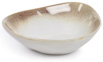 Misa ceramiczna beżowa 27x7 cm – obraz-1