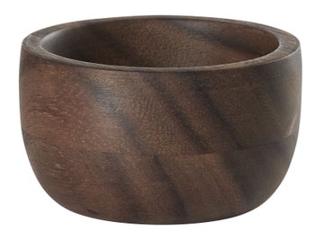 Miseczka z naturalnego drewna Ø7x4 cm brązowa – obraz-1