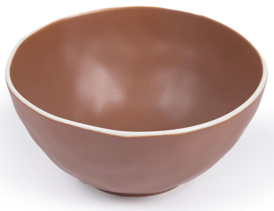 Miseczka ceramiczna brązowa Ø15x7 cm – obraz-1