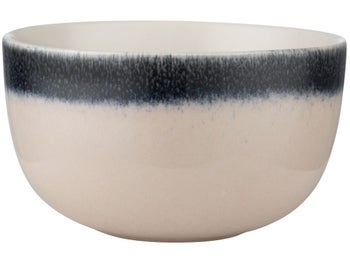 Miska ceramiczna beżowa Ø12x8 cm Outlet – obraz-1