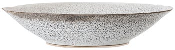 Miska do serwowania z kamionki szara Ø30x6 cm szara – obraz-1