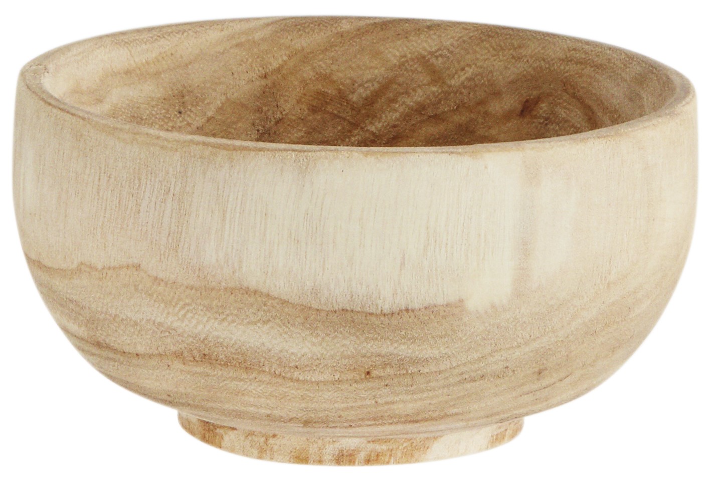 Miska drewniana Dan Ø14x7 cm naturalna – obraz-1