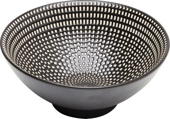 Miska porcelanowa czarna Ø18x8 cm – obraz-1