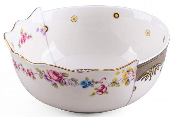 Miska porcelanowa glamour kolorowa Ø15x7 cm – obraz-1