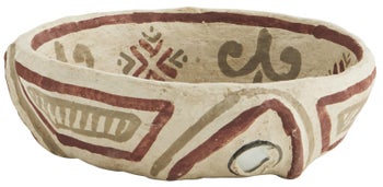 Miska Kerin Ø16x4 cm naturalna – obraz-1