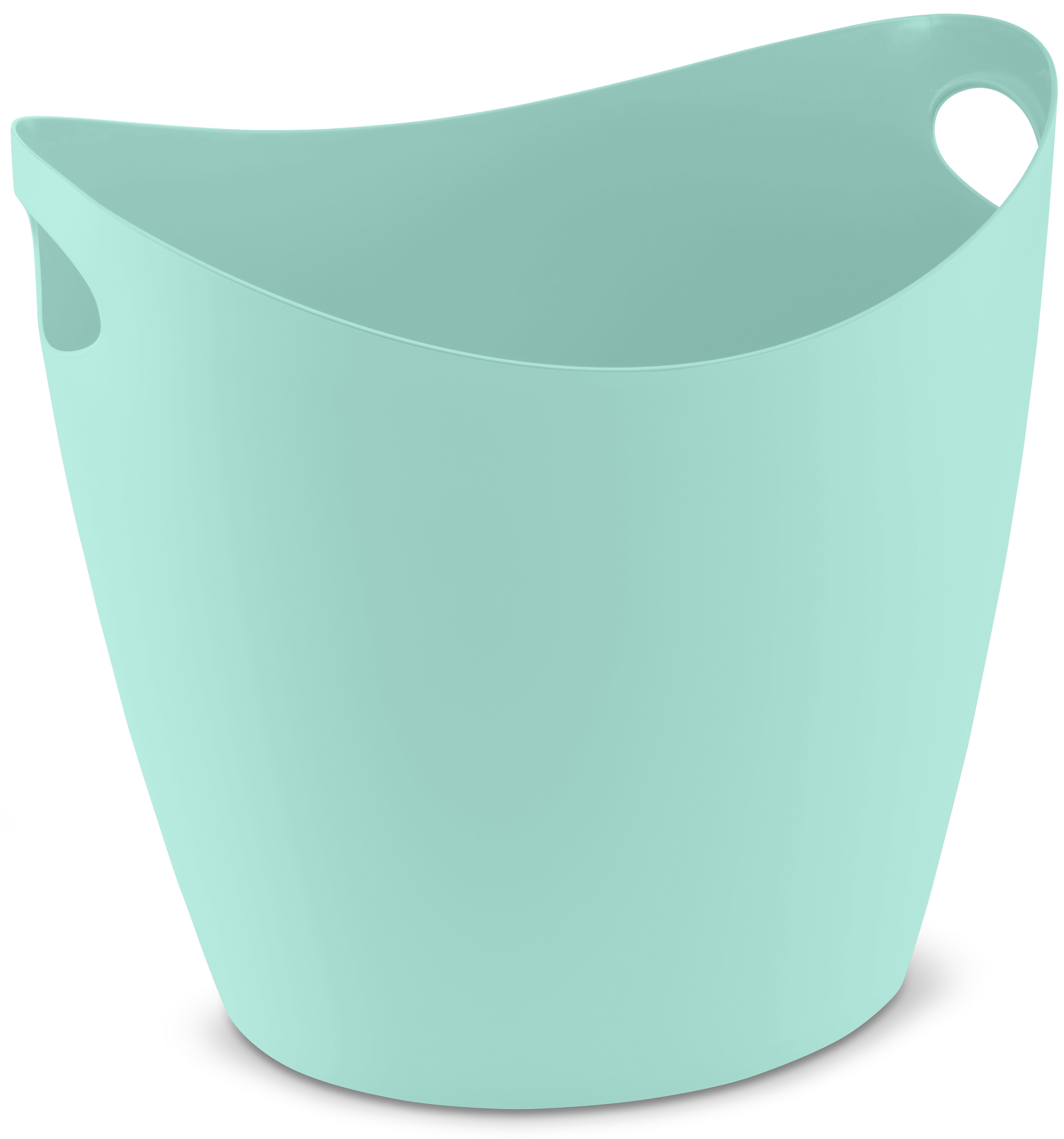 Miska łazienkowa Bottichelli 28 L jasnoturkusowa – obraz-1