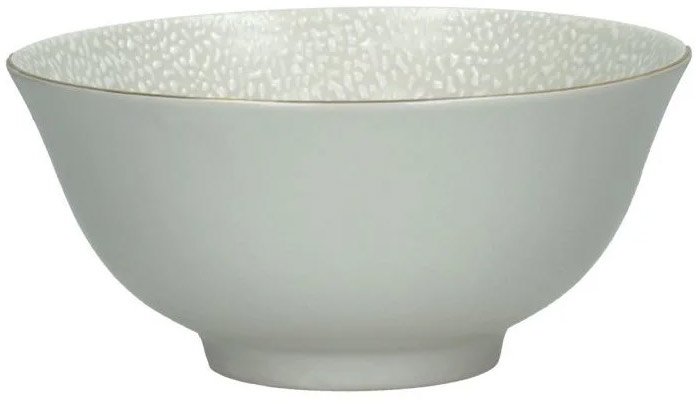 Miska porcelanowa biała Ø12x6 cm – obraz-1