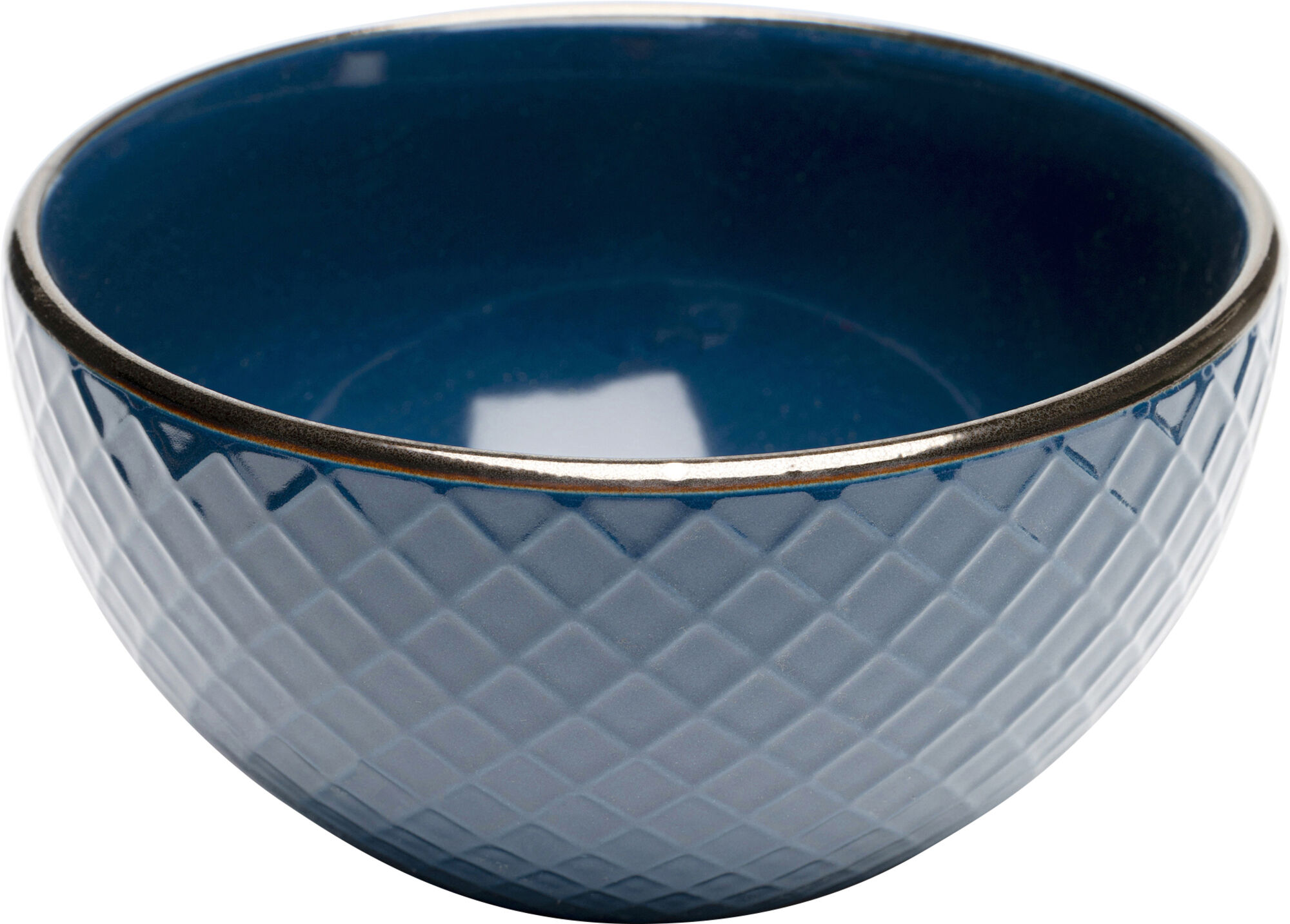 Miska na płatki ceramiczna niebieska Ø15 cm 700 ml – grafika-1.