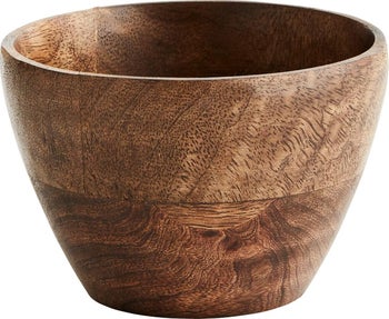 Miska Round Samus ∅12x8 cm drewniana – obraz-1