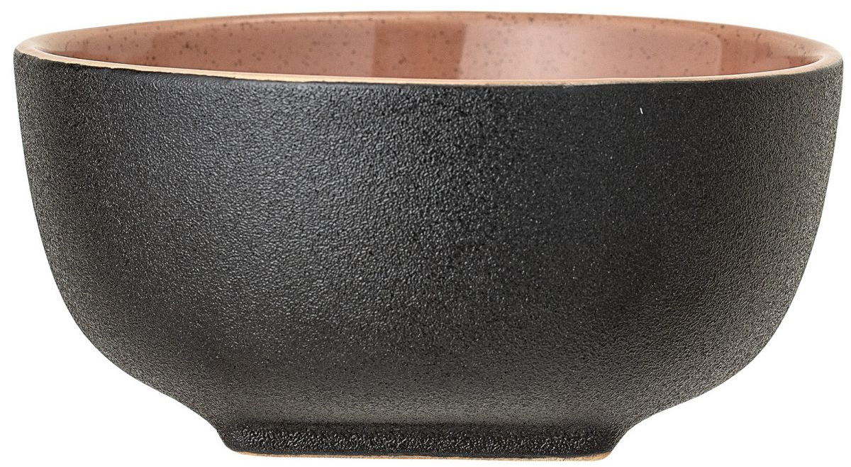 Miska ceramiczna czarna Ø14x7 cm 430 ml – obraz-1