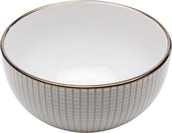 Miska z ceramiki Ø15 cm szarobeżowa – obraz-1