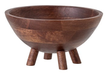 Miska z nogami z drewna mango 1L brązowa – obraz-1