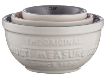 Miski kuchenne z miarką Innovative Kitchen (3-set) kolorowe – obraz-1