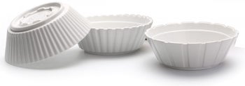 Miski Machine (3-set) Ø16 cm białe – obraz-1