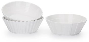 Miski Machine (3-set) Ø22 cm białe – obraz-1